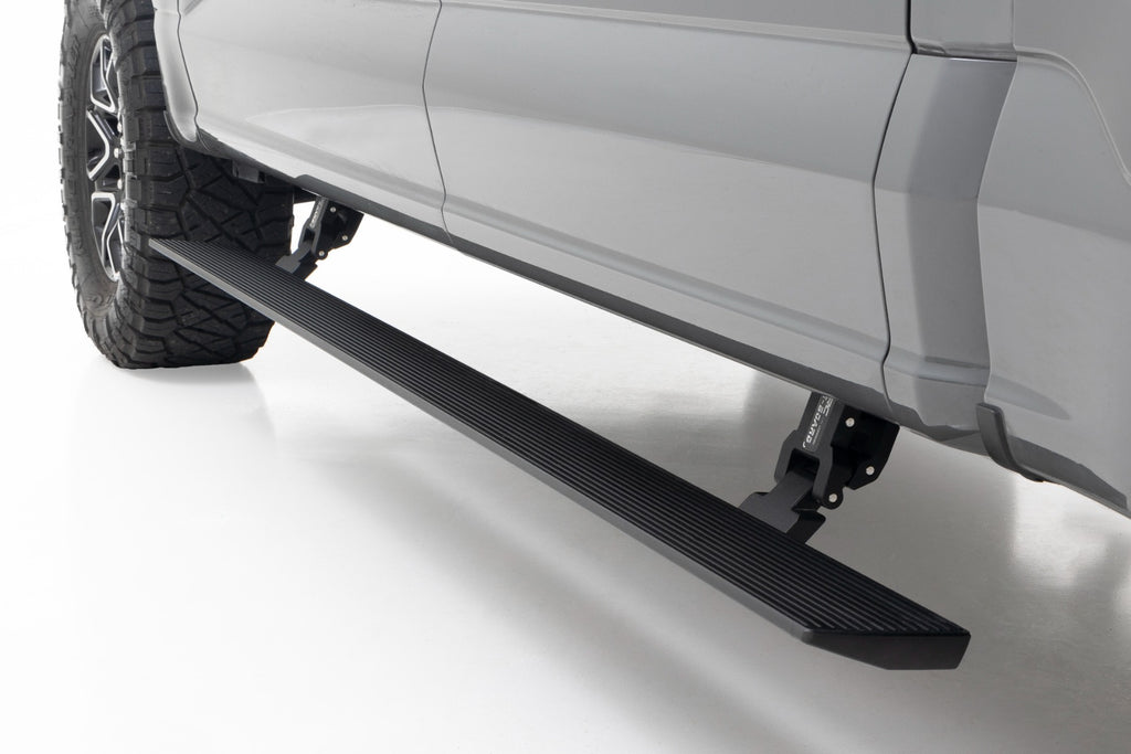 Power Running Boards - Dual Electric Motor - Crew Cab - Ford F-150 Lightning F-250 F-350 Raptor (15-23)