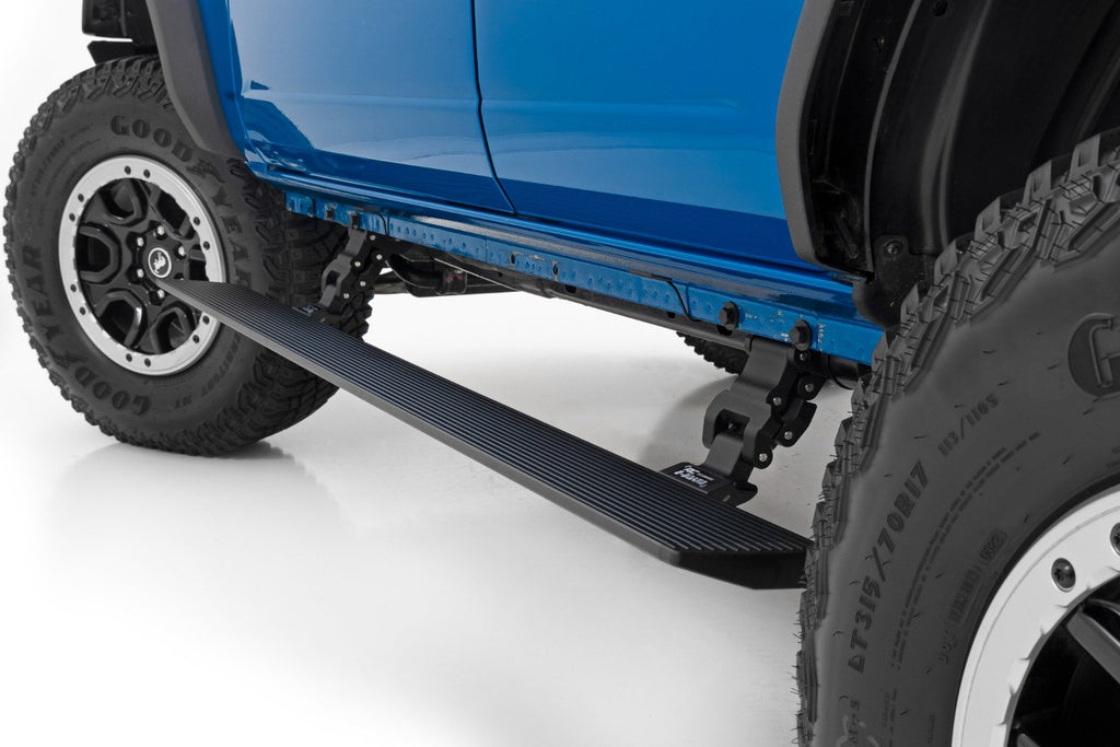 Rough Country Power Running Boards - Lighted - 4 Door - Ford Bronco 4WD (21-23)