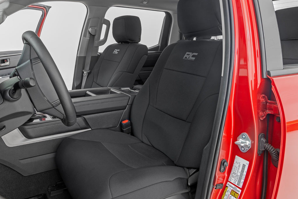 Seat Covers - No Rear Cup Holder - Toyota Tundra 2WD 4WD (22-23)