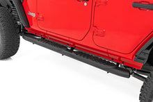 Load image into Gallery viewer, Oval Nerf Steps - 4 Door - Black - Jeep Wrangler Unlimited (18-23)
