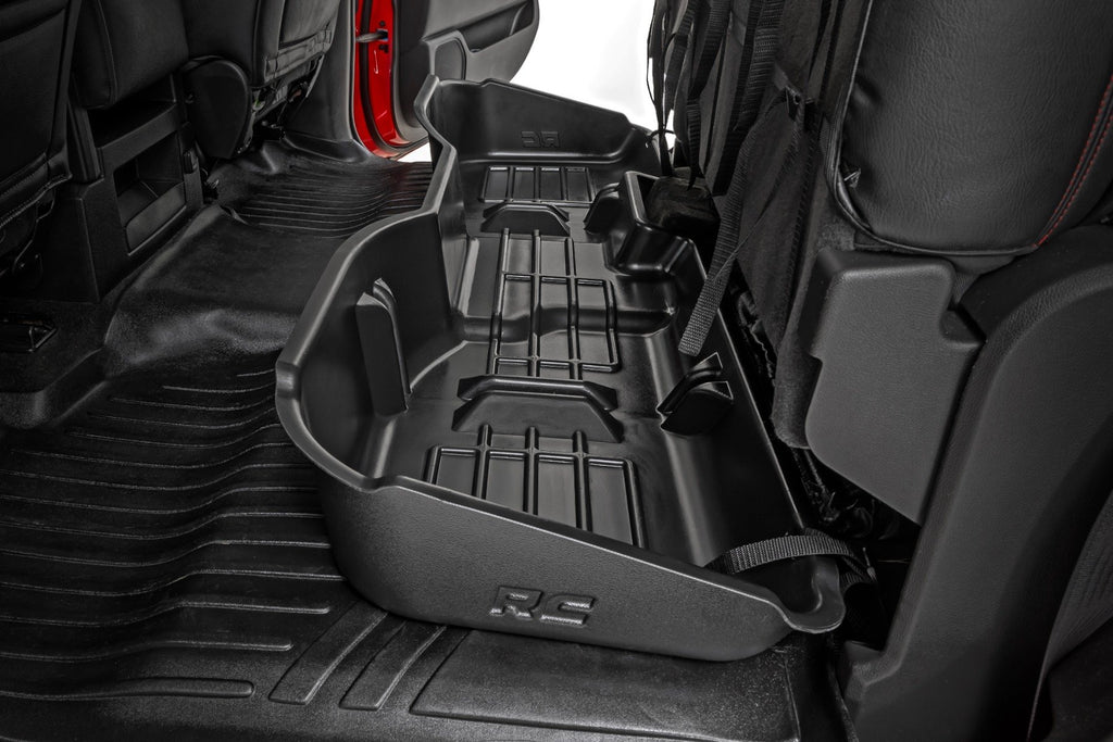 Under Seat Storage - Crew Cab - Chevy GMC 1500 2500HD 3500HD 2WD 4WD