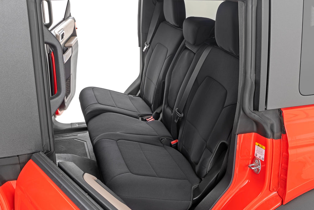 Ford Bronco Seat Covers - 4DR - W Folding RR Armrest - FR & RR - (2021-2023)