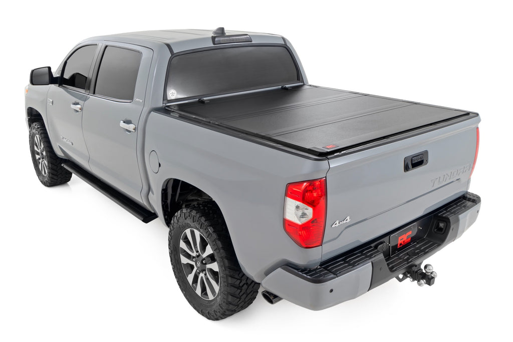 Hard Tri-Fold Flip Up Bed Cover - 5'7 In. Bed - Toyota Tundra (07-21)