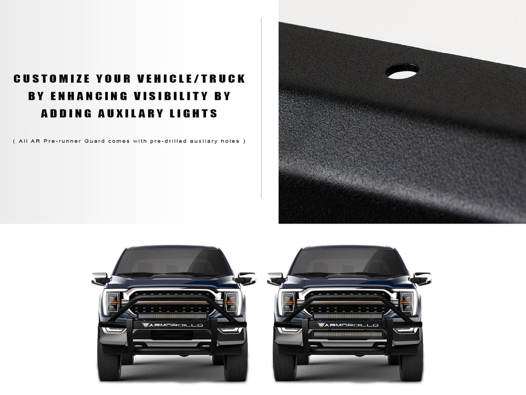 Armordillo 66 Matte Black 2007-2018 Toyota Tundra - Modular AR Pre Runner Guard  Grill Guard