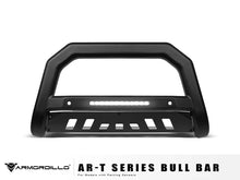 Load image into Gallery viewer, Armordillo® 2007-2018 Chevy Silverado/GMC Sierra 1500 (Excl. Z71) AR-T Bull Bar w/Parking Sensor - Matte Black
