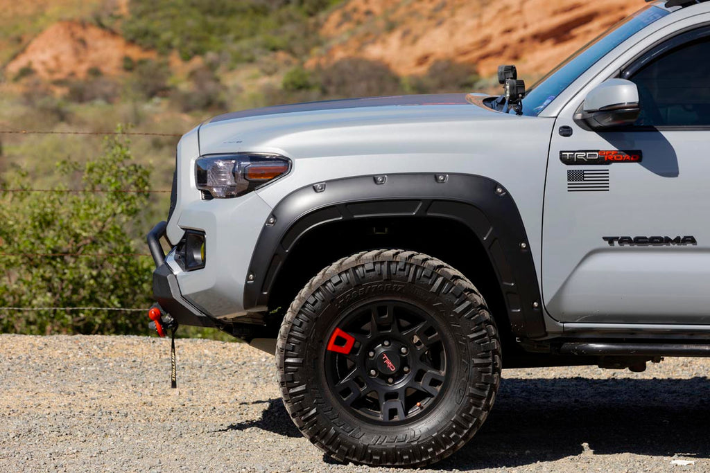 Defender Pocket Fender Flares - 1G3 Magnetic Grey - Toyota Tacoma (16-23)