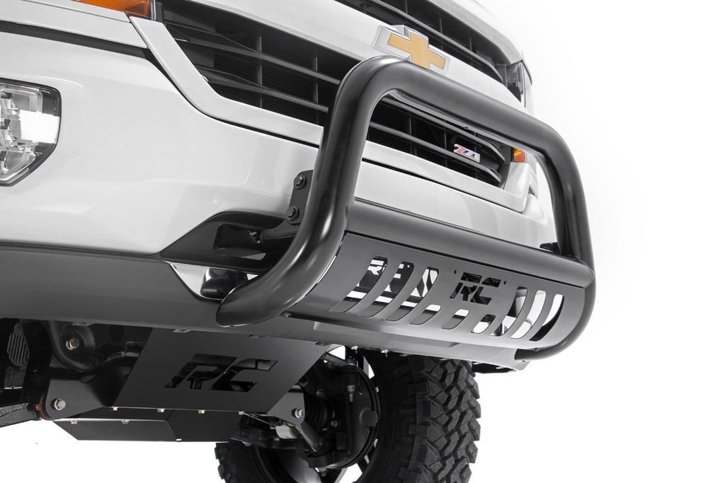 Rough Country Black Bull Bar - Chevy Silverado 1500 2WD 4WD (2019-2023)