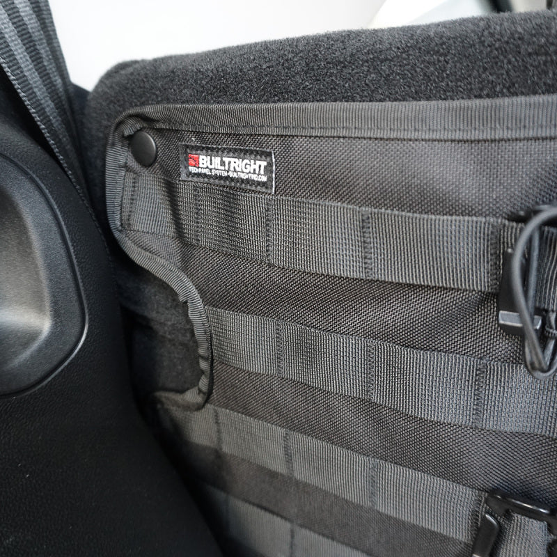 BuiltRight Industries 2021+ Ford Bronco Sport Rear Seat Back Velcro Tech Panel Kit