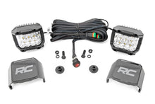 Load image into Gallery viewer, Rough Country - LED Light - Ditch Mount - 2" Chrome Pair - Wide - Ford Bronco (21-23) - 71050