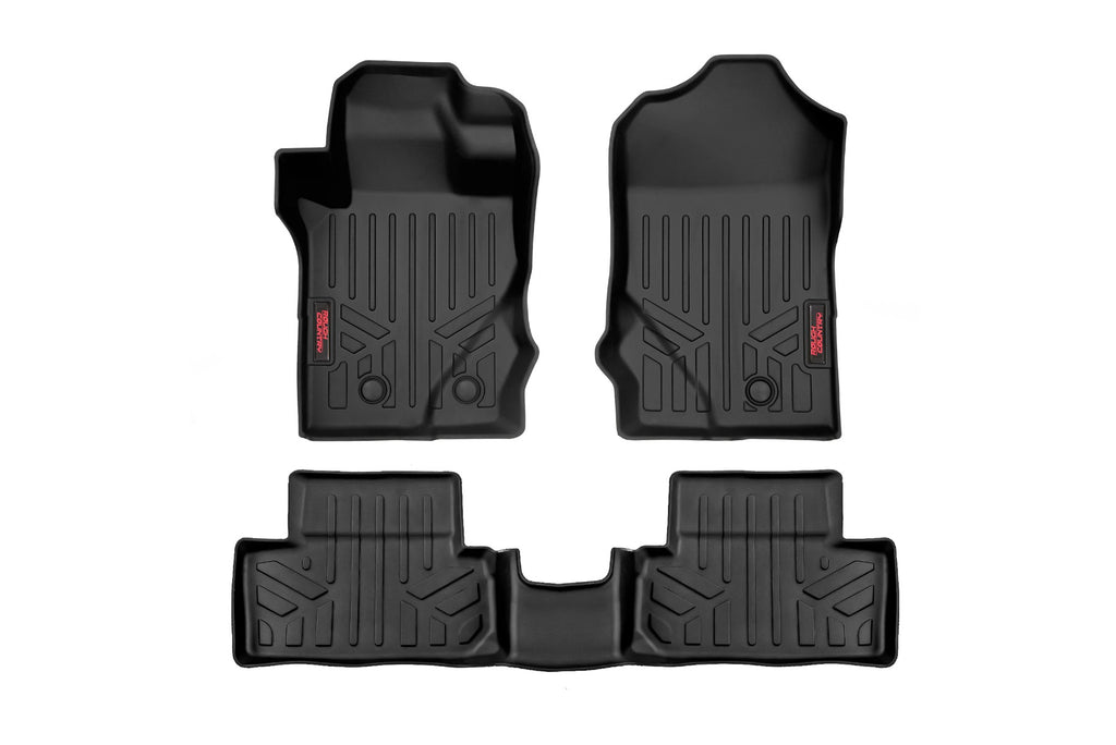 Rough Country Floor Mats - Front & Rear - Ford Bronco (2 Door) 4WD (2021-2023)