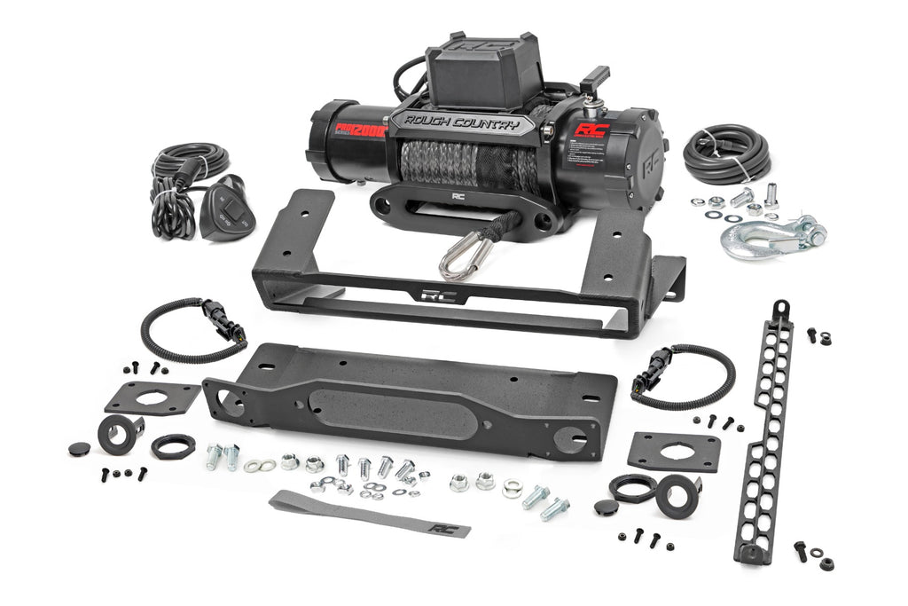 High Winch Mount - All Models - 12000S - Ford Bronco 4WD (21-23)
