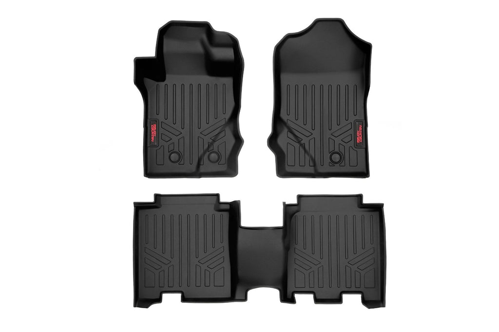 Rough Country Floor Mats - Front & Rear - Ford Bronco 4WD (2021-2023)