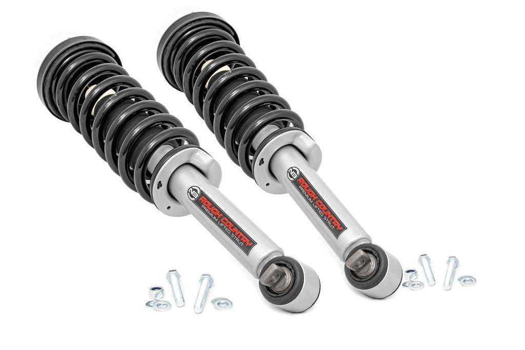 Rough Country Loaded Strut Pair - 3 Inch - Ford F-150 4WD (2014-2020)