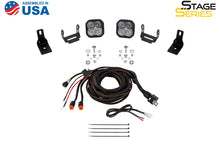 Load image into Gallery viewer, Diode Dynamics 2022+ Ford Maverick, C2 Sport Stage Series Ditch Light Kit White Combo