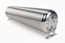 Load image into Gallery viewer, Air Lift Performance 24in. FLO Tank w/ Raw End Caps / Brushed Tube (Includes Two Mounting Brackets)