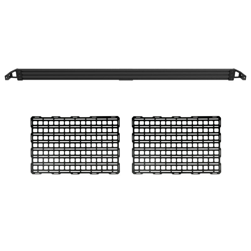 BuiltRight Industries 2017+ Ford F-250/350/450 Bulkhead Utility Rail MOLLE Kit