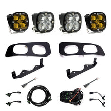 Load image into Gallery viewer, Baja Designs 2023+ Ford F250/F350 Super Duty Squadron SAE/Pro Fog Pocket Kit - Amber Toggle