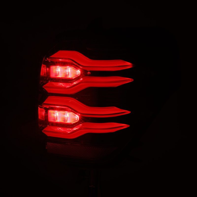 AlphaRex 10+ Toyota 4Runner LUXX LED Taillights Alpha Blk w/Activ Light/Seq Signal