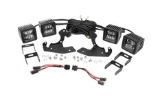Load image into Gallery viewer, Rough Country - LED Light - Fog Mount - Dual 2" Black Pair - Chevy Silverado 2500 HD/3500 HD (11-14) - 70628