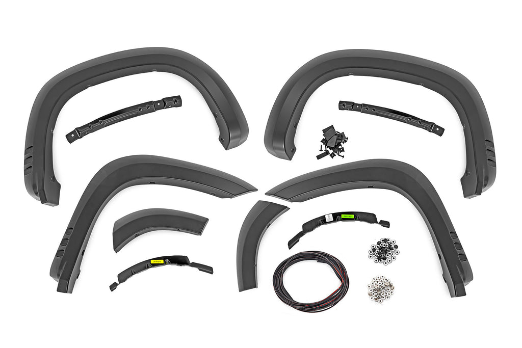 SF1 Fender Flares - GB8 Mosaic Black - Chevy Silverado 1500 (19-24)