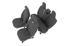 Load image into Gallery viewer, Rough Country Seat Covers - Front And Rear W Armrest - Jeep Wrangler JL (18-23)