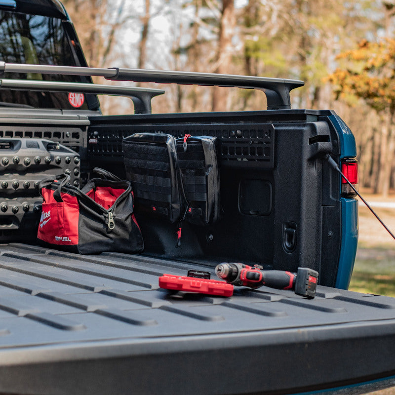 BuiltRight Industries 2022+ Rivian R1T Bedside Rack System Bedside Molle Kit - 2 Panels