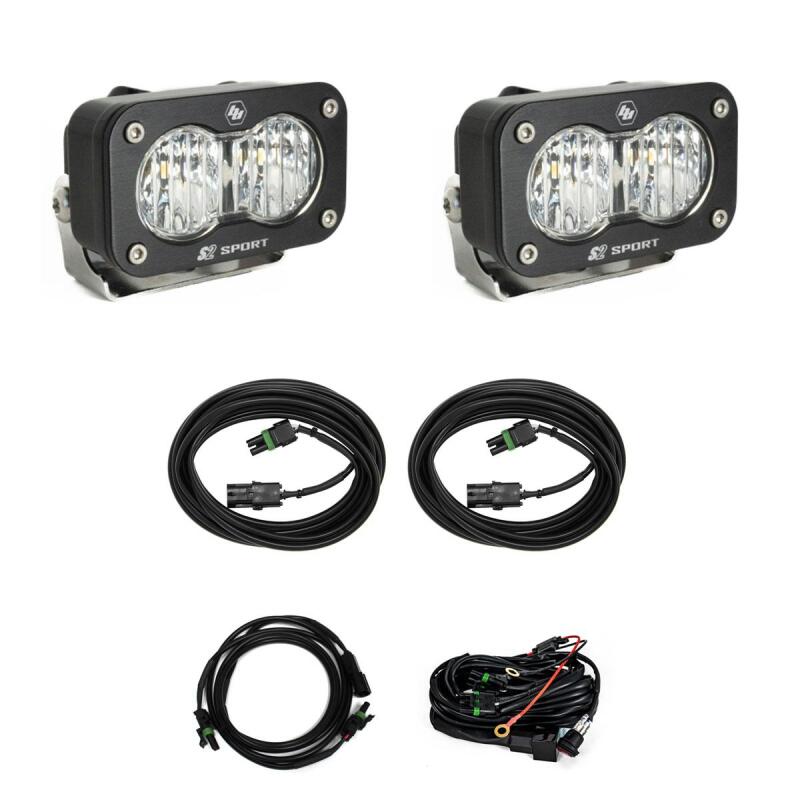 Baja Designs 23-24 Ford F250/F350 Super Duty S2 Sport Dual Reverse Light Kit w/Trailer Hitch Harness