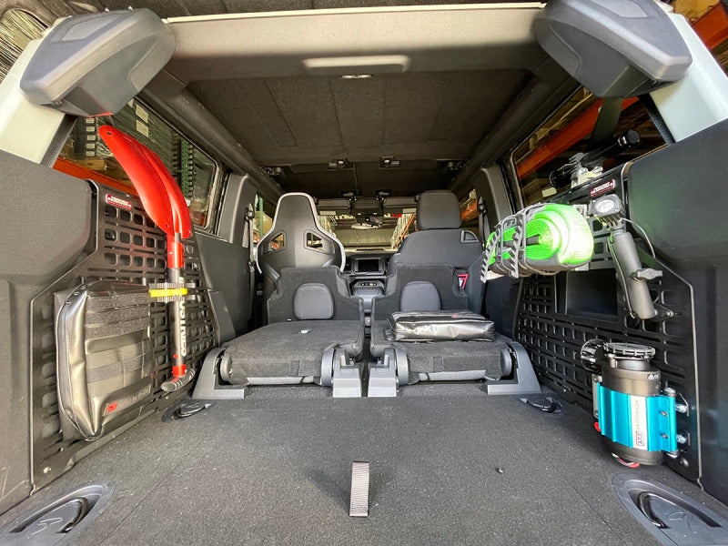 BuiltRight Industries 2021+ Ford Bronco 2dr MOLLE Compatible Cargo Panel - Full Kit