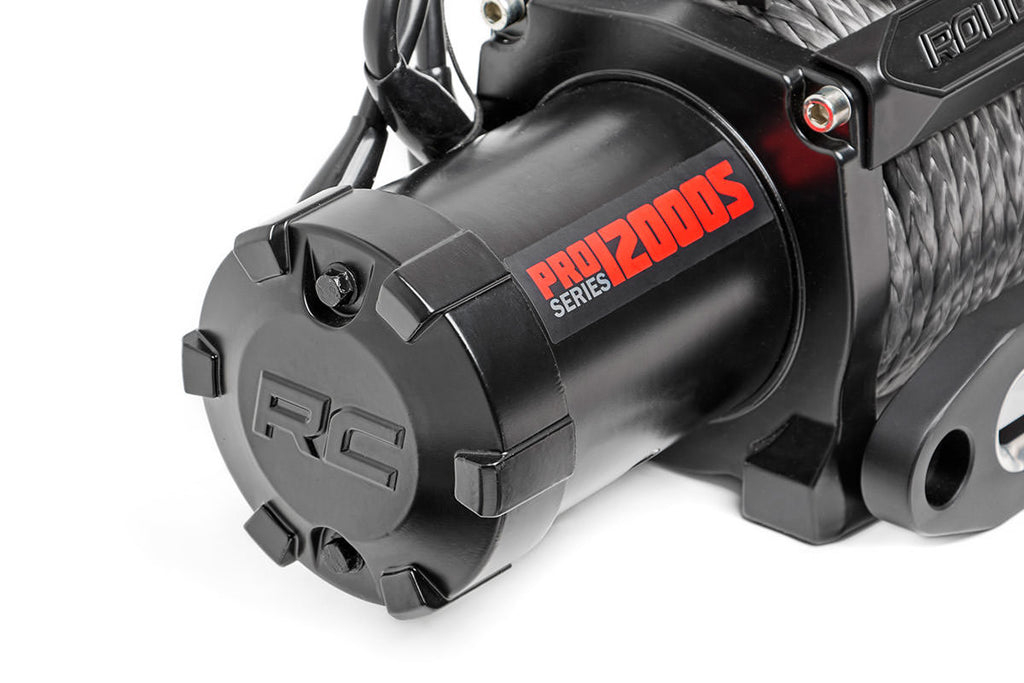 Rough Country 9500-Lb Pro Series Winch - Synthetic Rope