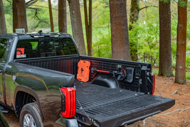 BuiltRight Industries 2022+ Toyota Tundra 5.5in Bed Bedside Rack Molle Panel System - Full Kit