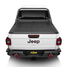 Load image into Gallery viewer, Rugged Ridge Jeep Gladiator w/o Trail Rail Sys Armis Tonneau Cover w/Max Track - Tex. Blk