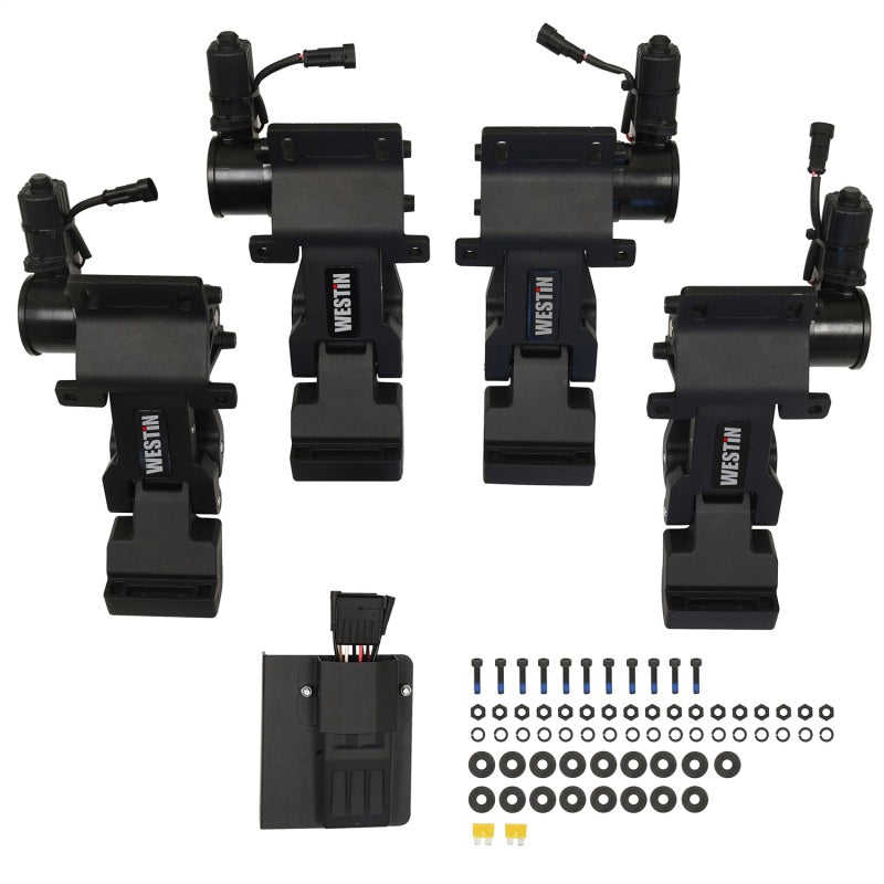 Westin 15+ Ford F-150 SuperCrew / 17-23 F-250/350 CrewCab Pro-e Running Boards - Tex. Blk