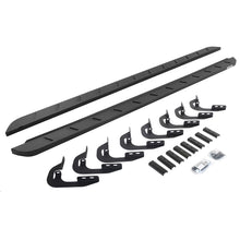 Load image into Gallery viewer, Go Rhino GMC Sierra 2500/3500HD DC (Gas) RB10 Slim Running Boards Kit (w/Brackets) - Tex. Blk