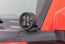 Load image into Gallery viewer, Rough Country - LED Light - Ditch Mount - 3.5" Black Round Pair - Amber DRL - Ford Bronco (21-23) - 71078