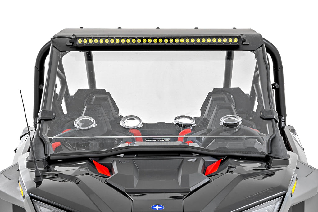 30 In. Single Row Light Mount - Front - Black Series - Polaris RZR Turbo R 4WD