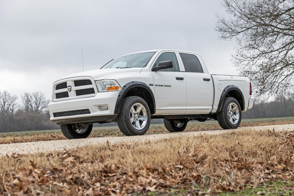 Rough Country Pocket Fender Flares - Both Bumpers - Ram 1500 2WD 4WD 09-18 - Ram 1500 2WD 4WD