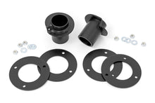 Load image into Gallery viewer, Black suspension leveling kit parts including brackets and bolts for Ford F-150 Lightning