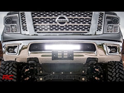 LED Light Kit - Bumper Mount - 20 In. Spectrum Dual Row - Nissan Titan XD (16-23)