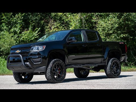 Close-up of the N3 strut component from the 6-inch lift kit for Chevy GMC trucks