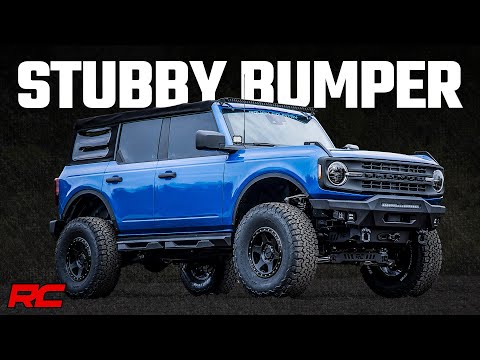Front Bumper - Modular - Stubby Wings - Flood - Fog - Ford Bronco (21-23)