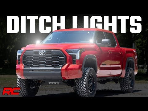 Rough Country - LED Light - Ditch Mount - 3" OSRAM - Wide - Toyota Tundra (22-23) - 71075