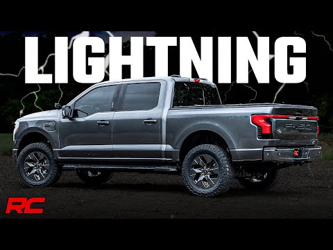 Rough Country 3 Inch Lift Kit - Forged UCA - Ford F-150 Lightning 4WD (2022)