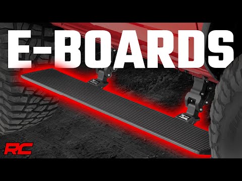 Rough Country Power Running Boards - Lighted - Jeep Gladiator JT 4WD (2020-2023)