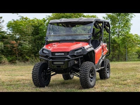 LED Light - Bumper Mount - 10 In. Black Slimline Pair - Honda Pioneer 1000 Pioneer 1000-5