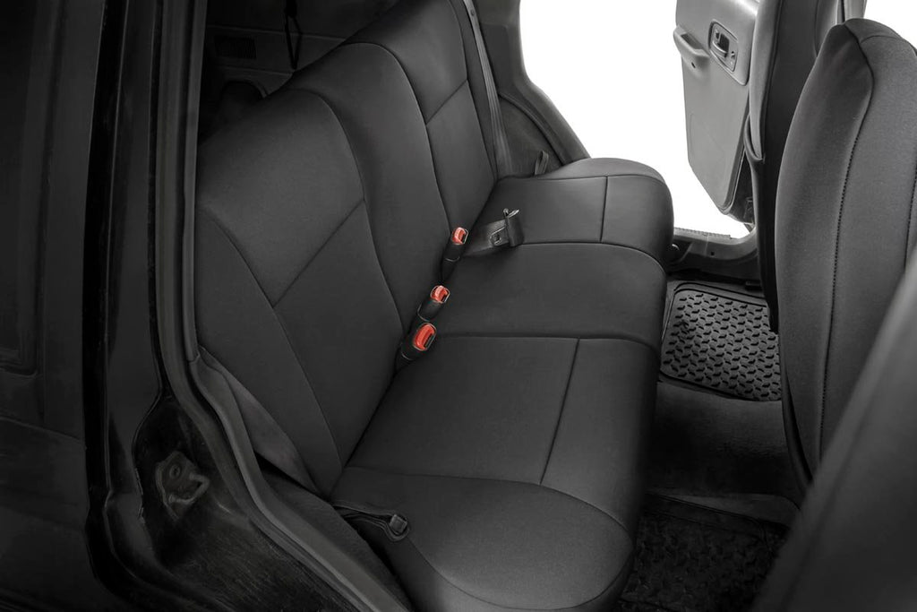 Rough Country Seat Covers - Non Detach Headrest FR And Rear - Jeep Cherokee XJ (84-96)