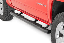 Load image into Gallery viewer, Rough Country Oval Nerf Step - Crew - Def Tank - Chevy GMC 1500 2500HD 3500HD (07-19)