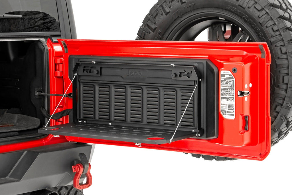 Rough Country Tailgate Table - Jeep Wrangler 4xe (21-23) Wrangler JL (18-23) 4WD