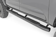 Load image into Gallery viewer, Rough Country Oval Nerf Step - Double Cab - Black - Toyota Tacoma 2WD 4WD (05-23)