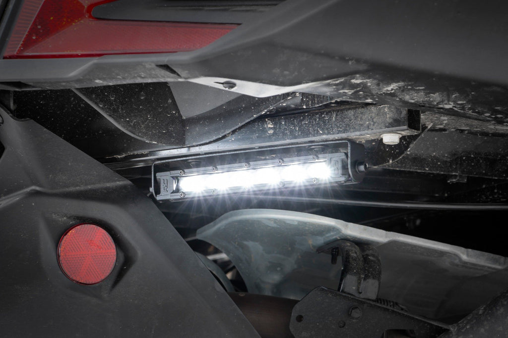 LED Light - Tail Light Mount - 6 In. Black Slimline Pair - Can-Am Maverick X3