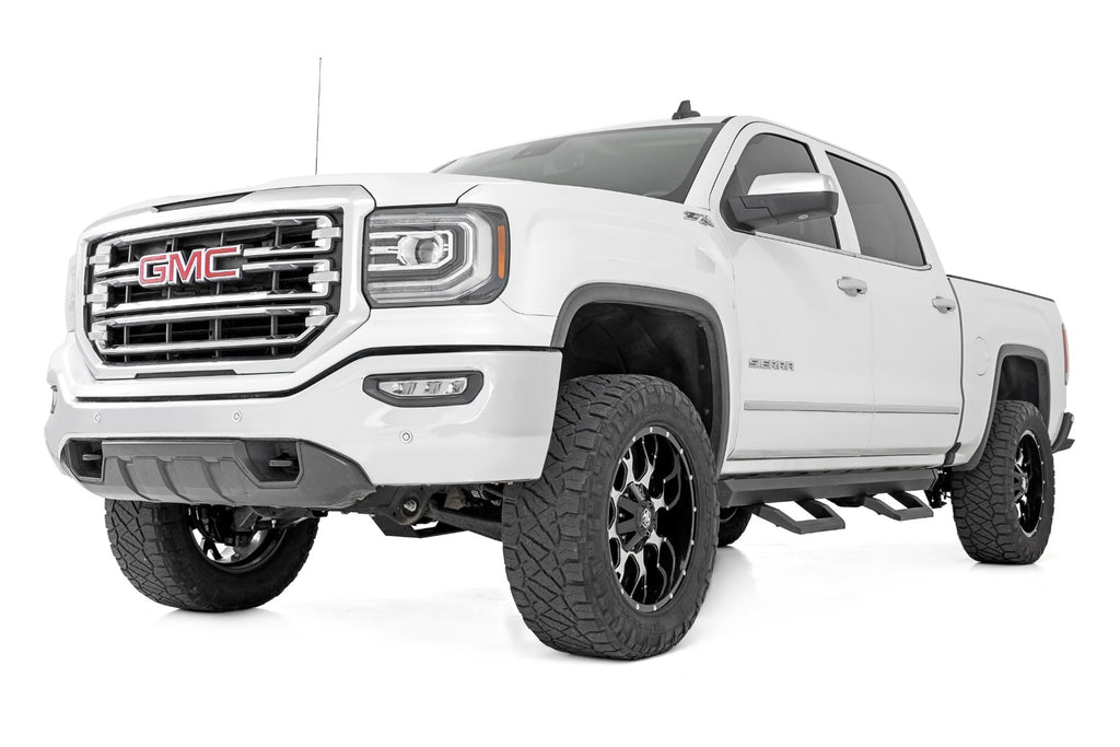 SR2 Adjustable Aluminum Steps - Crew Cab - Chevy GMC 1500 2500HD 3500HD (07-18)